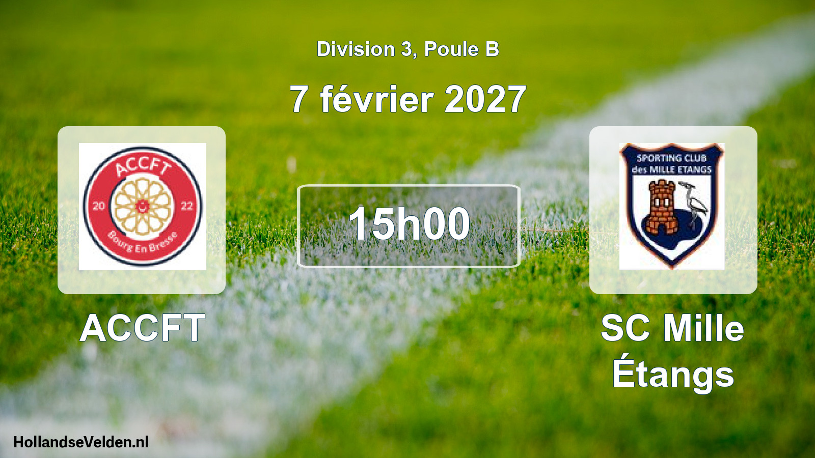 Scheduled Match: ACCFT - SC Mille Étangs (7 February 2027)