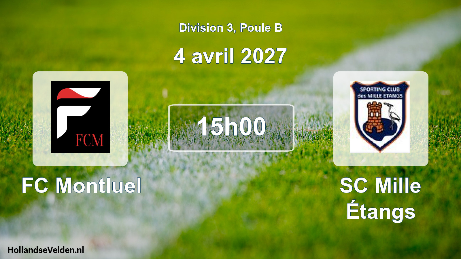 Scheduled Match: FC Montluel - SC Mille Étangs (4 April 2027)