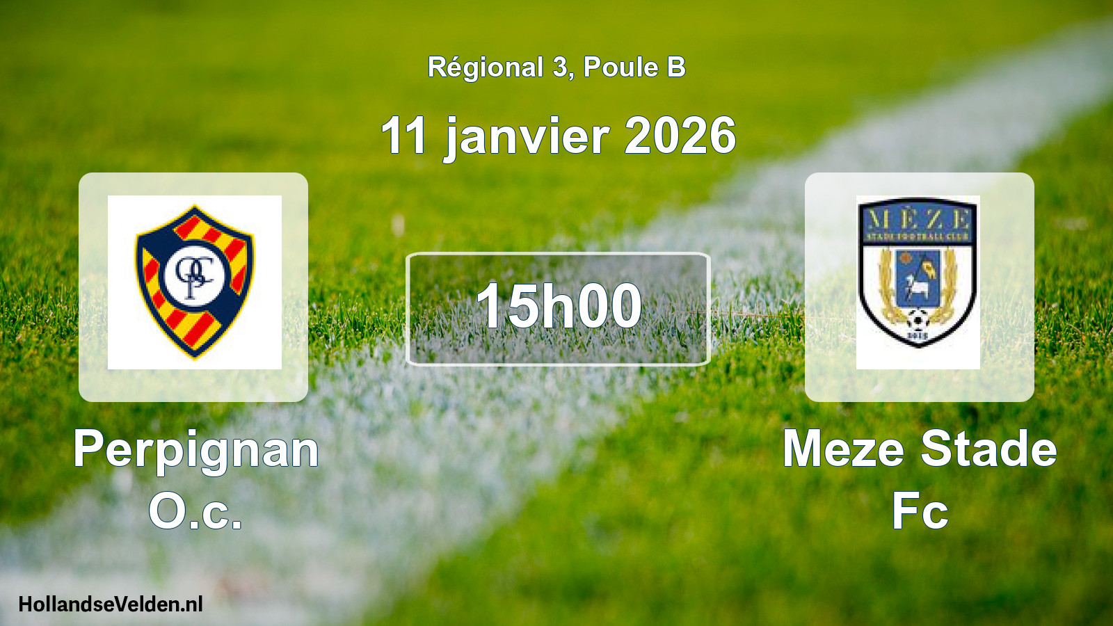 Geplande wedstrijd: Perpignan O.c. - Meze Stade Fc (11 janvier 2026)