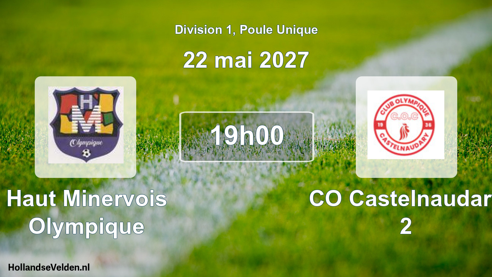 Match programmé: Haut Minervois Olympique - CO Castelnaudary 2 (22 mai 2027)