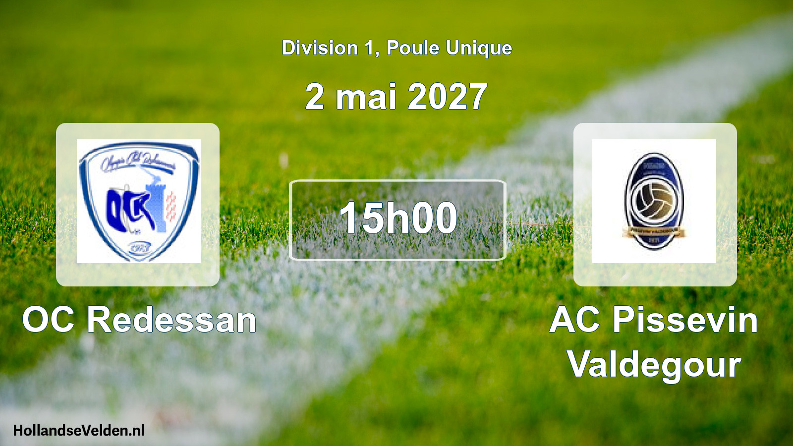 Match programmé: OC Redessan - AC Pissevin Valdegour (2 mai 2027)