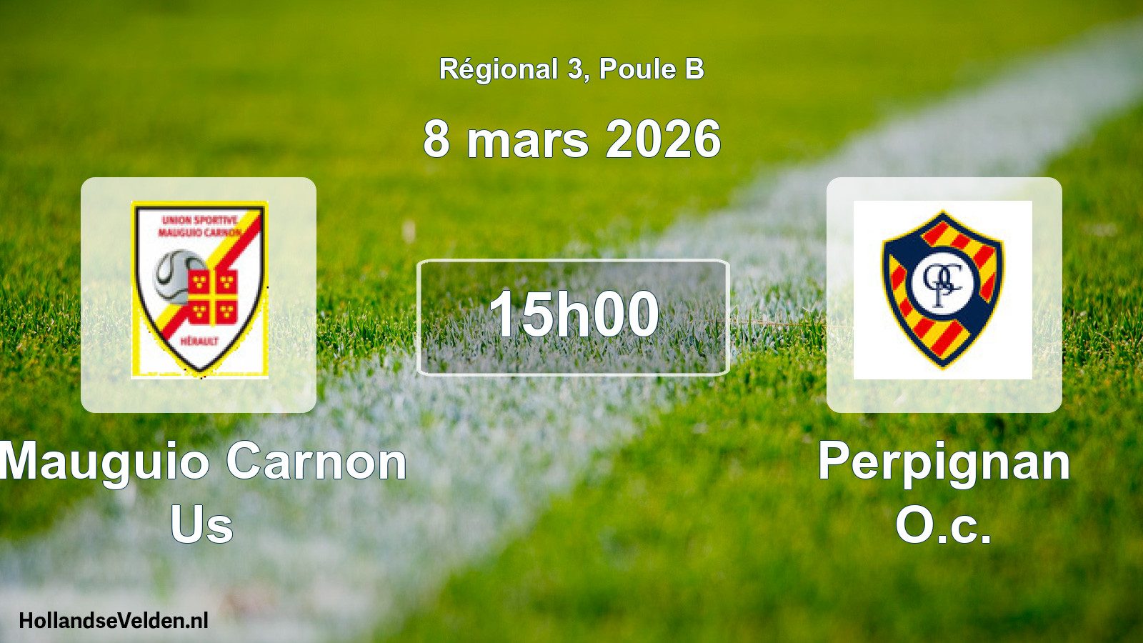 Scheduled Match: Mauguio Carnon Us - Perpignan O.c. (8 March 2026)