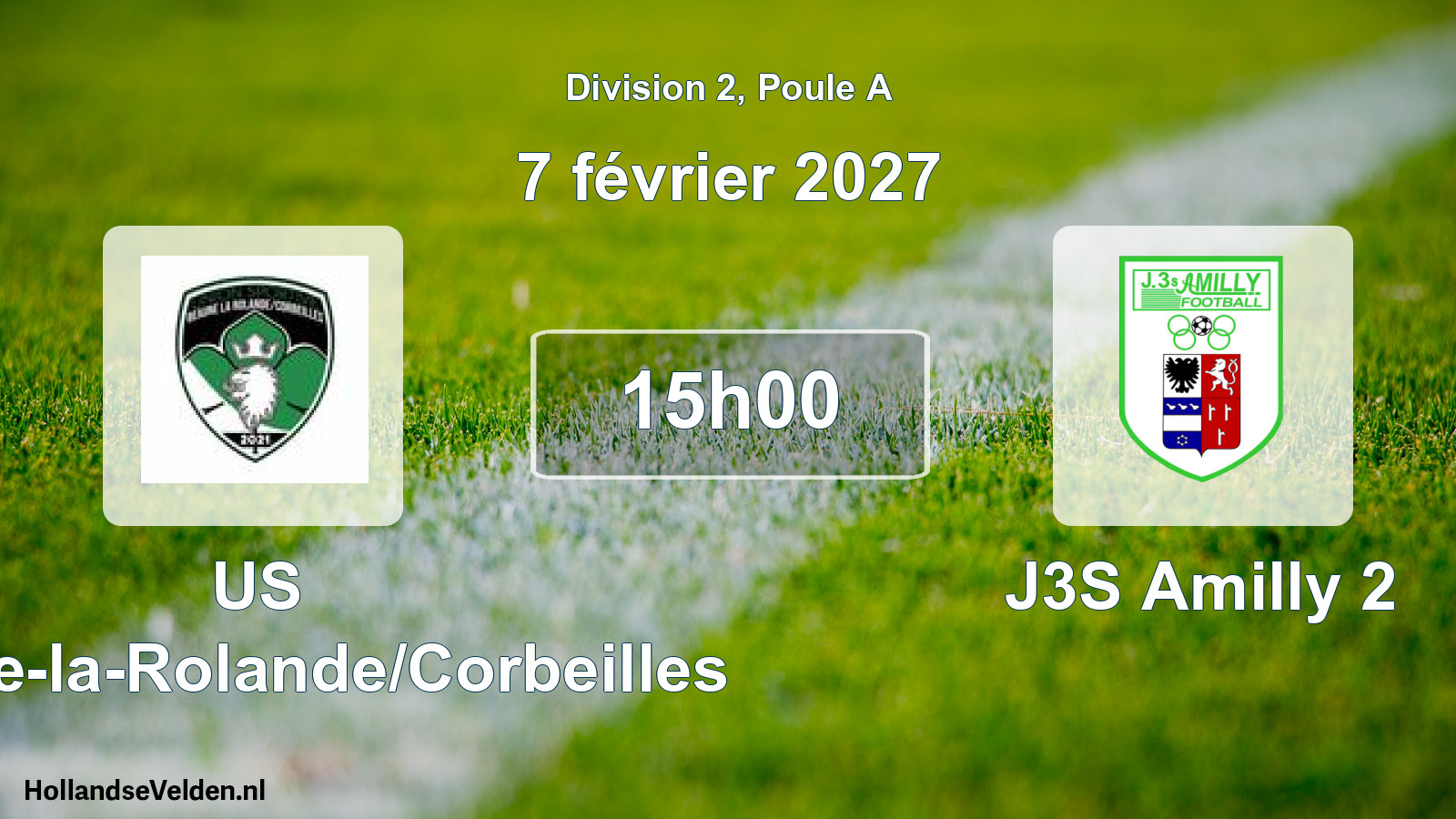 Scheduled Match: US Beaune-la-Rolande/Corbeilles - J3S Amilly 2 (7 February 2027)
