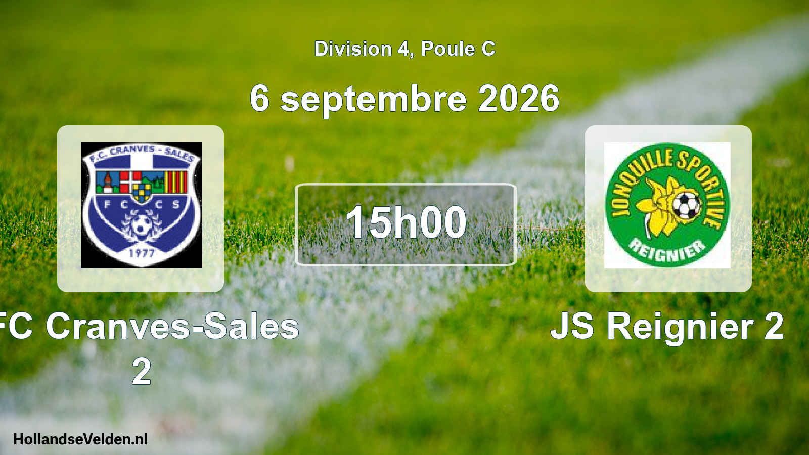 Match programmé: FC Cranves-Sales 2 - JS Reignier 2 (6 septembre 2026)