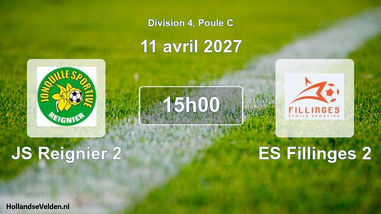 Match programmé: JS Reignier 2 - ES Fillinges 2 (11 avril 2027)
