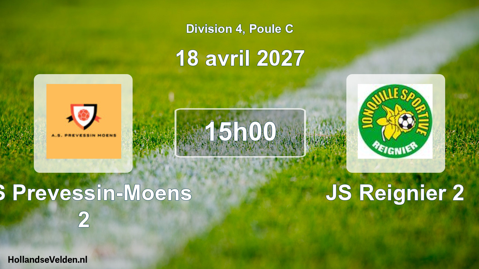 Match programmé: AS Prevessin-Moens 2 - JS Reignier 2 (22 novembre 2026)