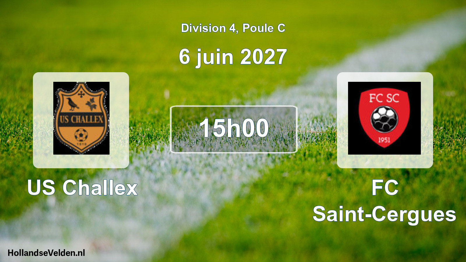 Scheduled Match: US Challex - FC Saint-Cergues (6 June 2027)