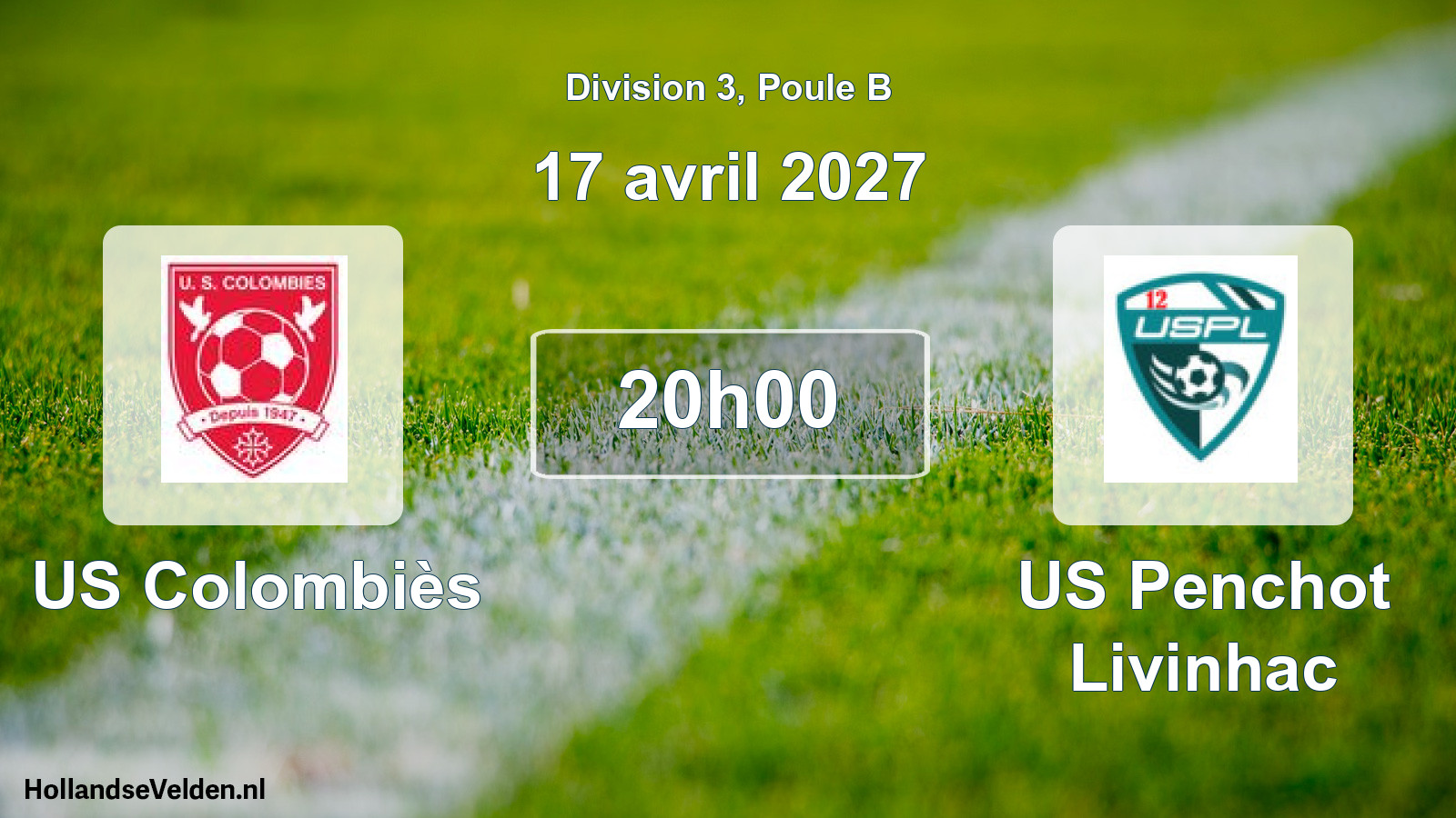 Match programmé: US Colombiès - US Penchot Livinhac (17 avril 2027)