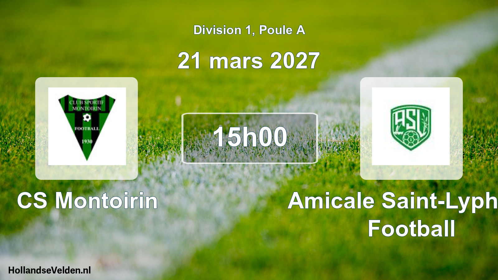 Scheduled Match: CS Montoirin - Amicale Saint-Lyphard Football (21 March 2027)