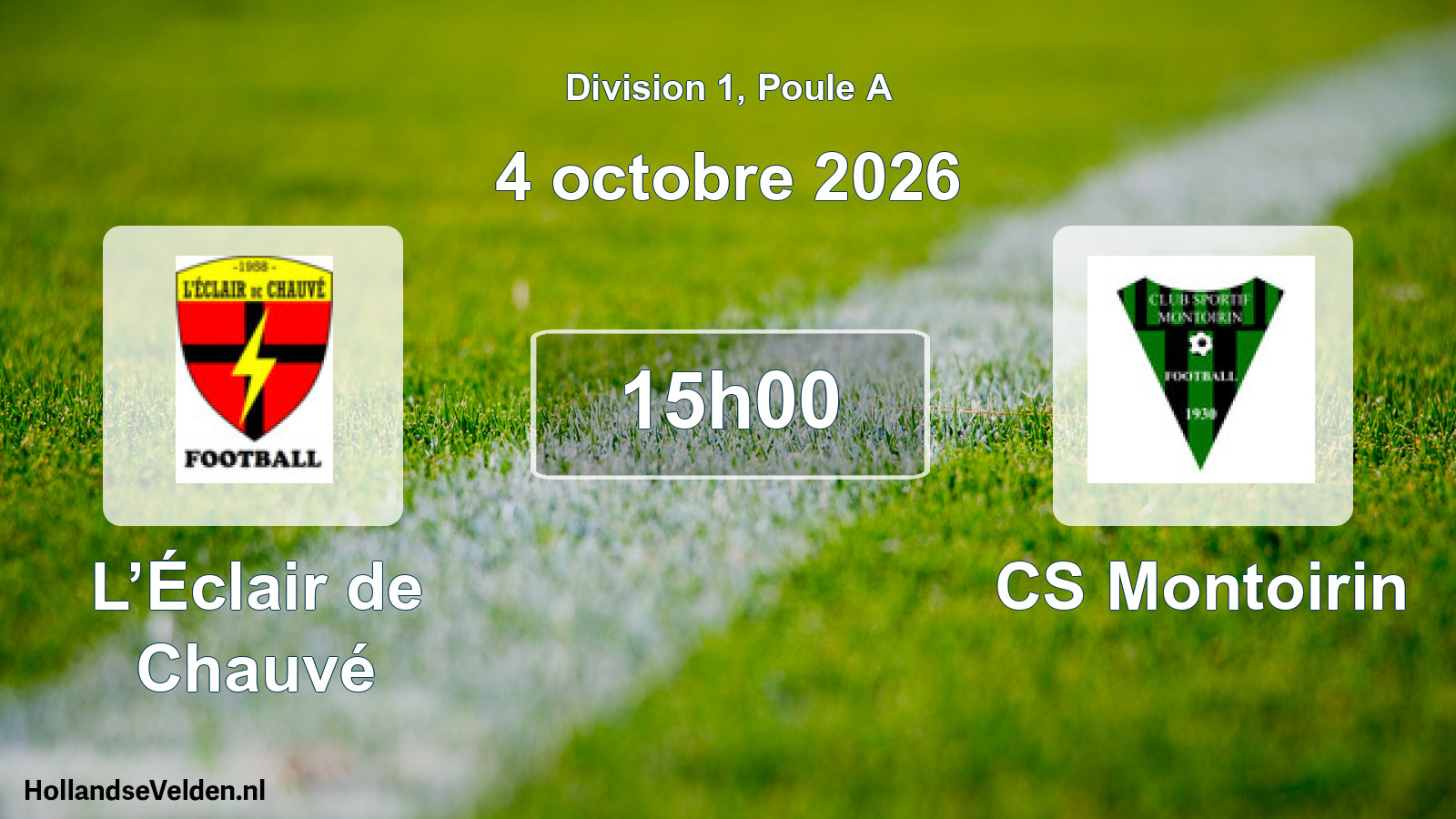 Scheduled Match: L’Éclair de Chauvé - CS Montoirin (4 October 2026)