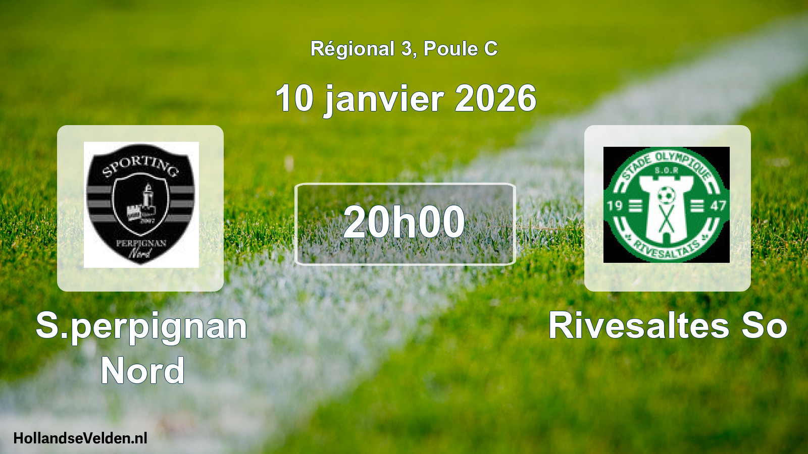 Scheduled Match: S.perpignan Nord - Rivesaltes So (10 January 2026)