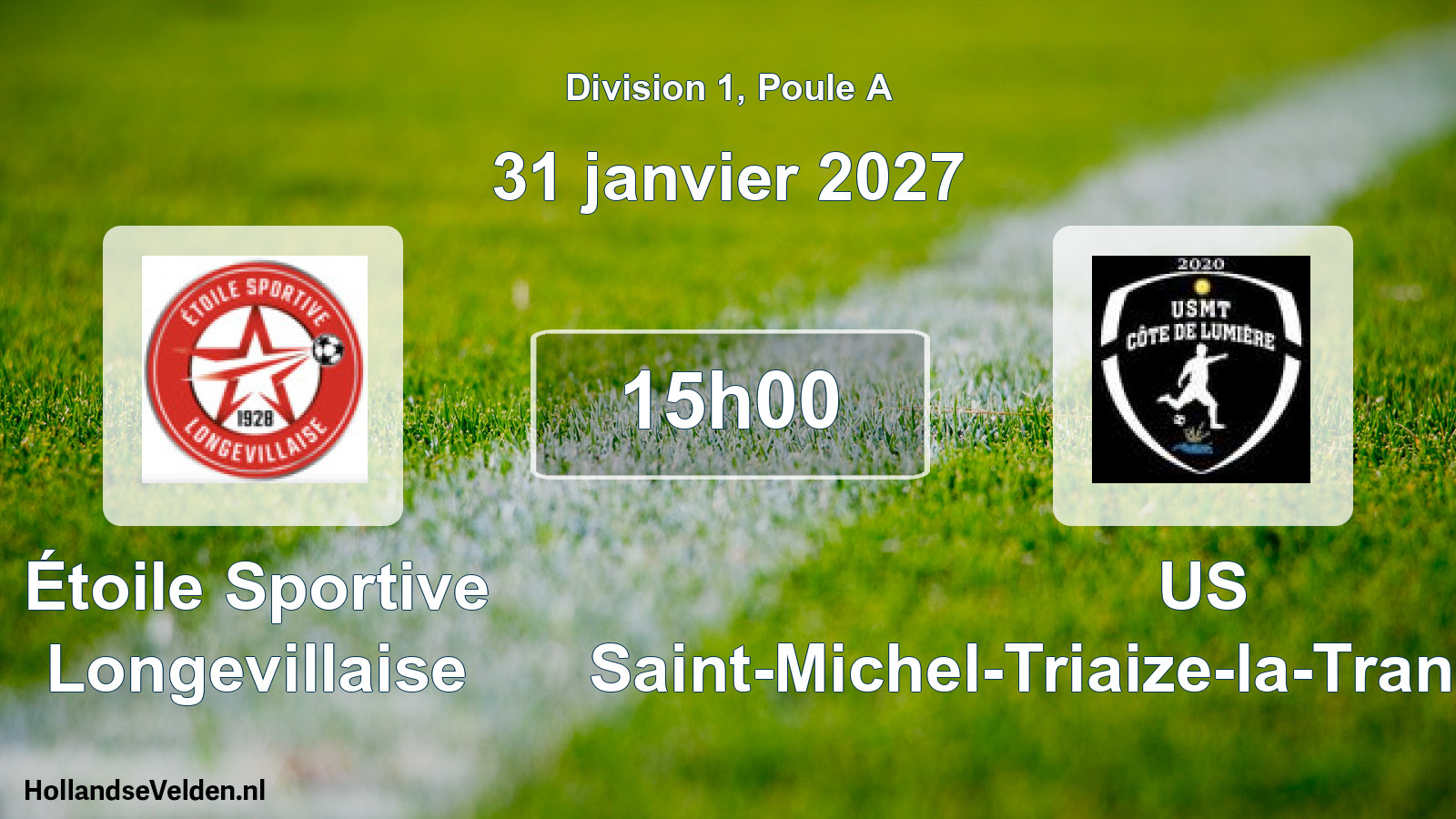 Scheduled Match: Étoile Sportive Longevillaise - US Saint-Michel-Triaize-la-Tranche-Angles (31 January 2027)