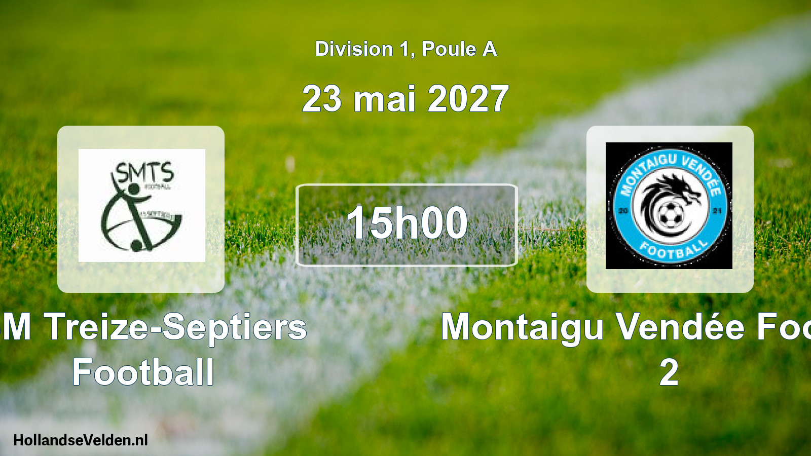 Match programmé: SM Treize-Septiers Football - Montaigu Vendée Football 2 (23 mai 2027)