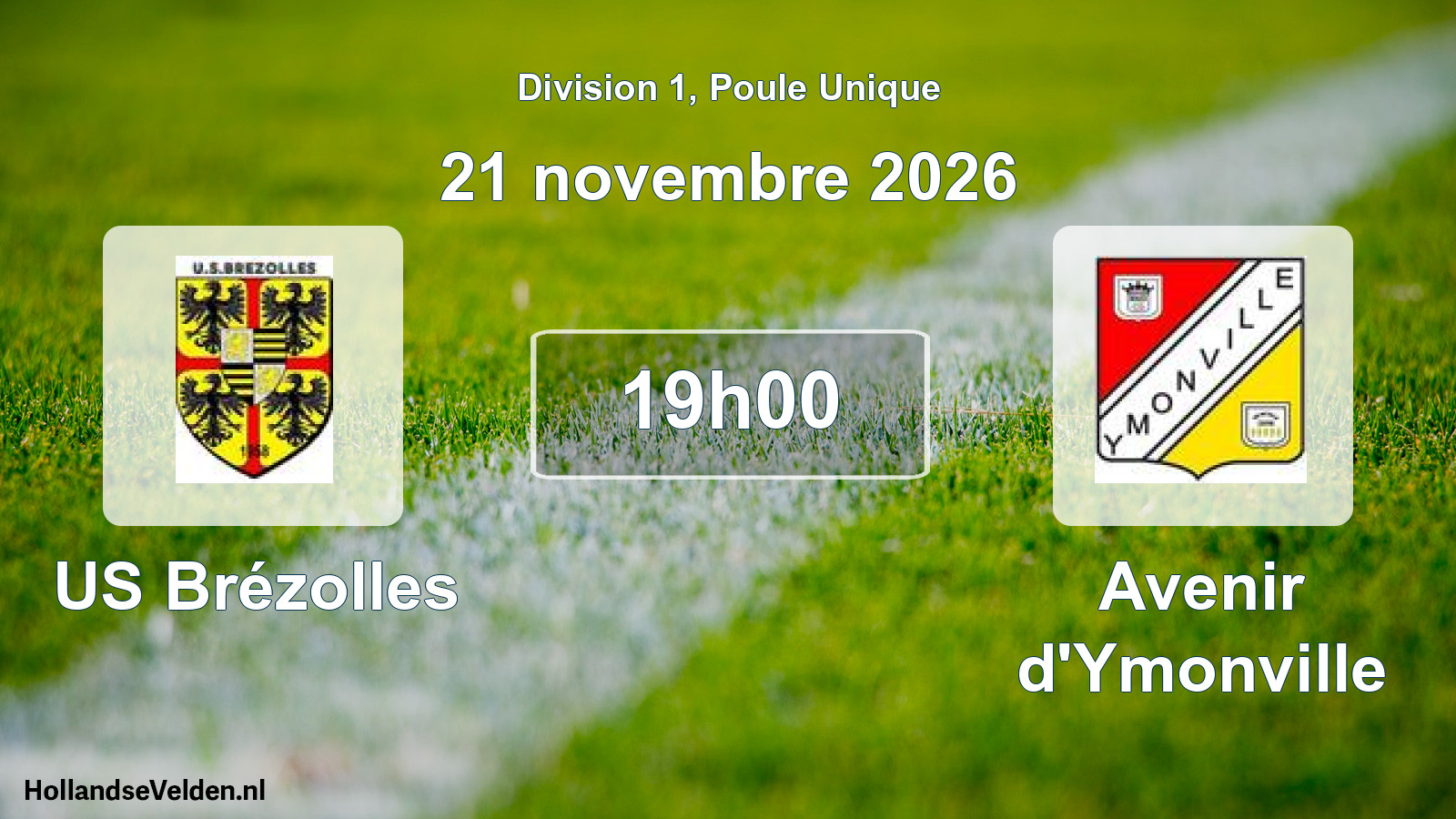 Scheduled Match: US Brézolles - Avenir d'Ymonville (21 November 2026)