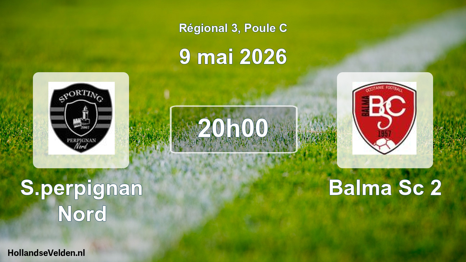 Geplande wedstrijd: S.perpignan Nord - Balma Sc 2 (9 mei 2026)