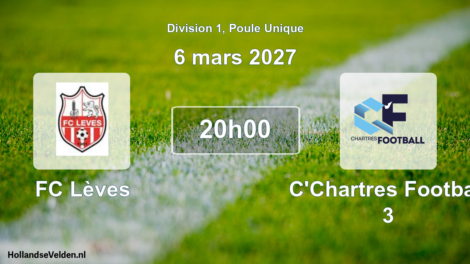 Scheduled Match: FC Lèves - C'Chartres Football 3 (6 March 2027)
