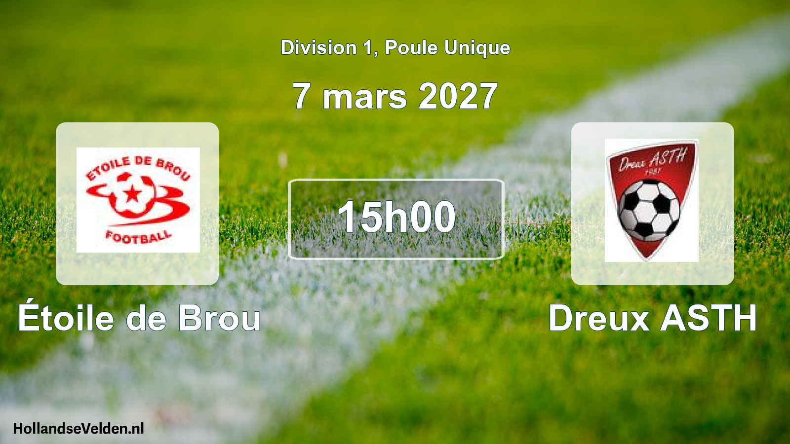 Scheduled Match: Étoile de Brou - Dreux ASTH (7 March 2027)