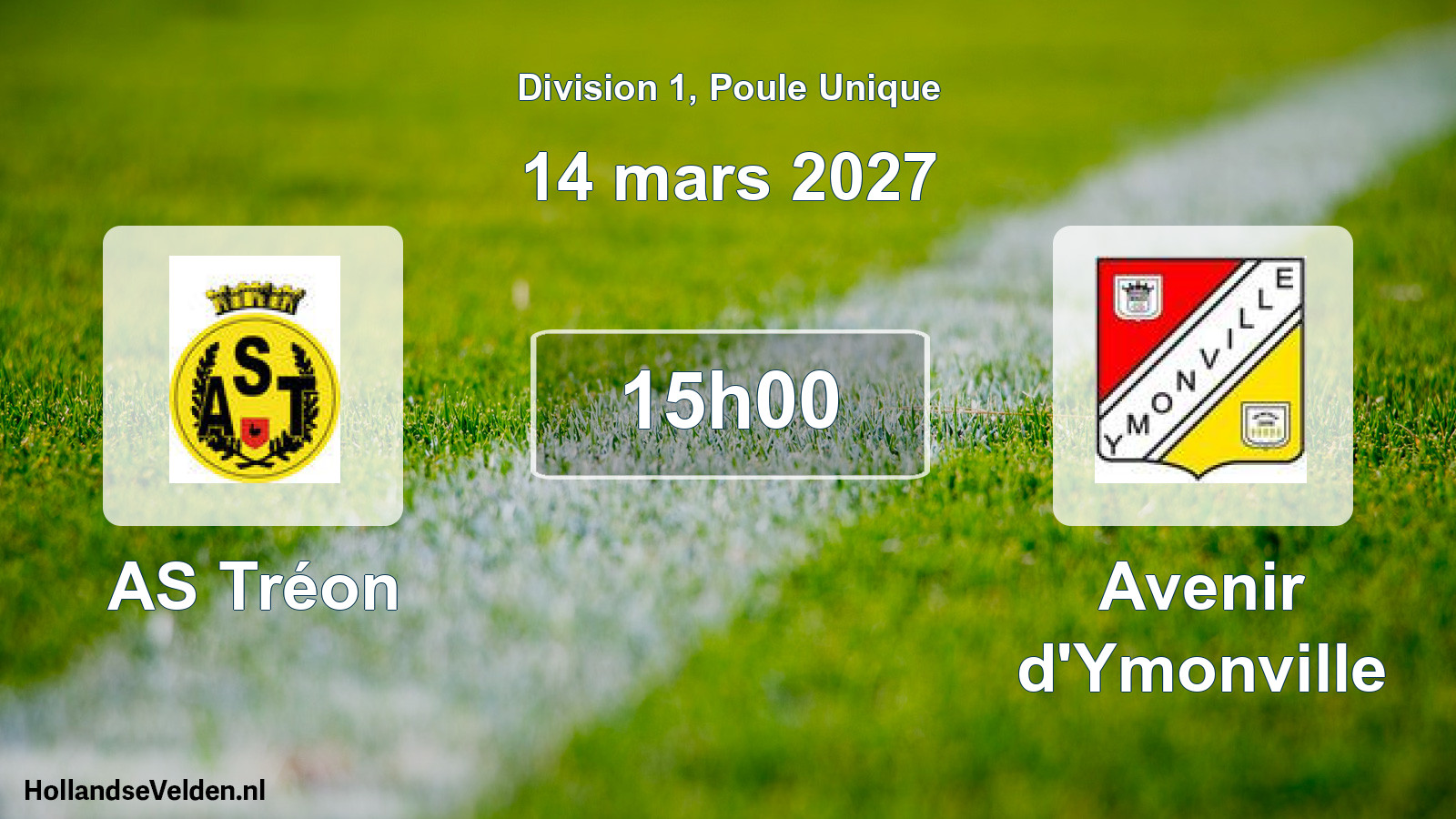 Scheduled Match: AS Tréon - Avenir d'Ymonville (14 March 2027)
