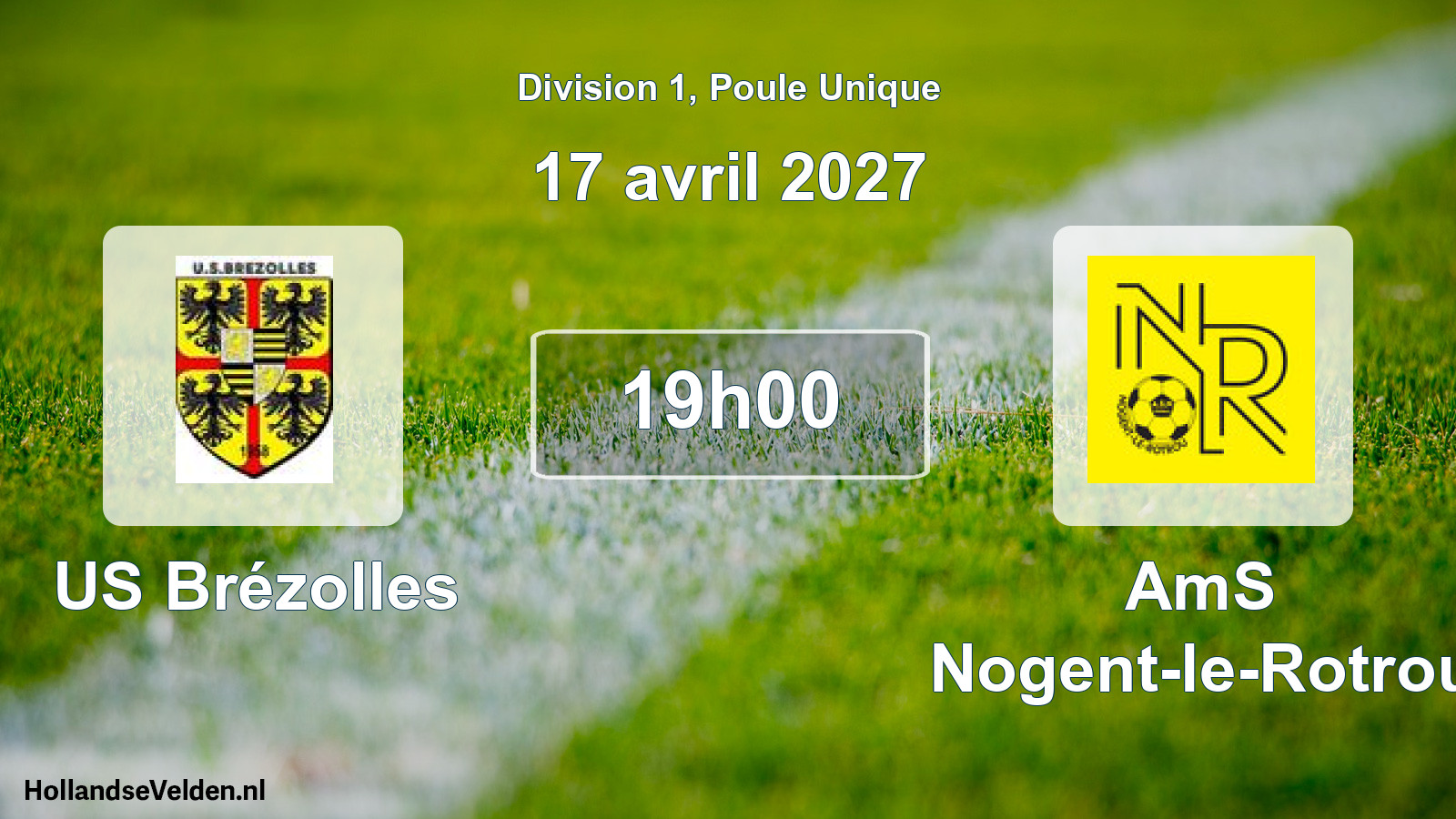 Scheduled Match: US Brézolles - AmS Nogent-le-Rotrou (17 April 2027)