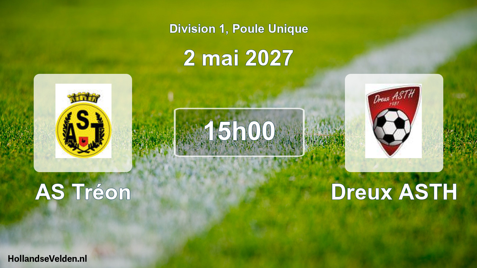 Scheduled Match: AS Tréon - Dreux ASTH (2 May 2027)