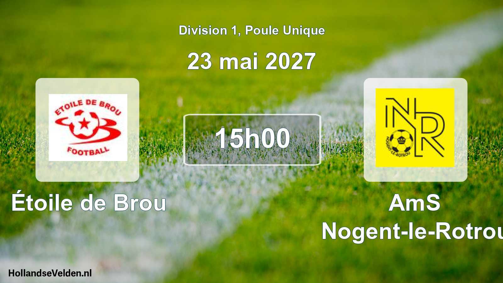 Scheduled Match: Étoile de Brou - AmS Nogent-le-Rotrou (23 May 2027)