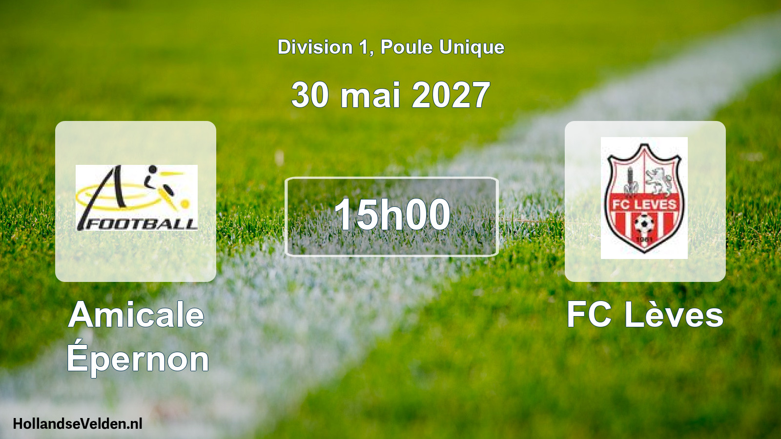 Scheduled Match: Amicale Épernon - FC Lèves (30 May 2027)