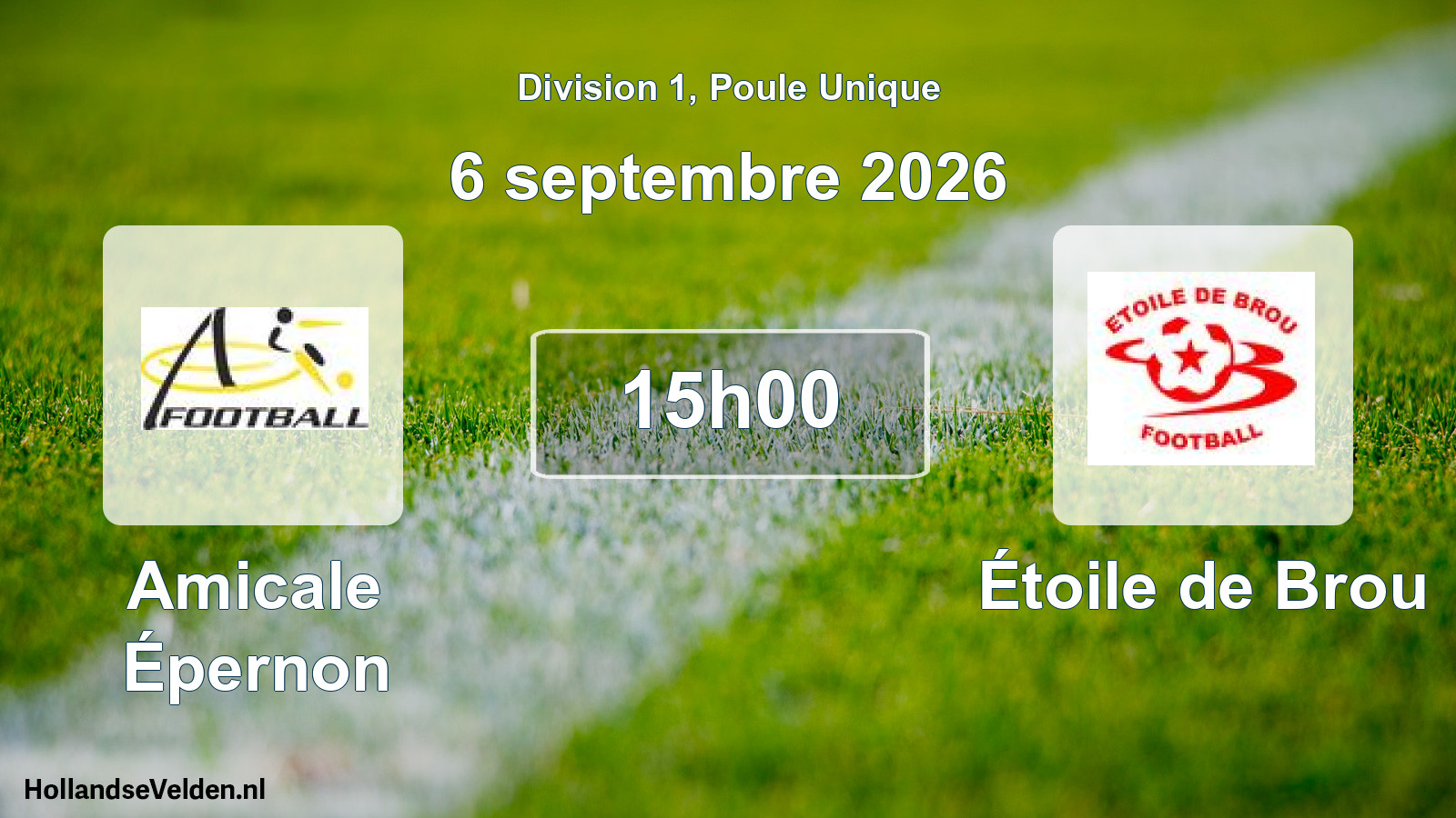 Scheduled Match: Amicale Épernon - Étoile de Brou (6 September 2026)