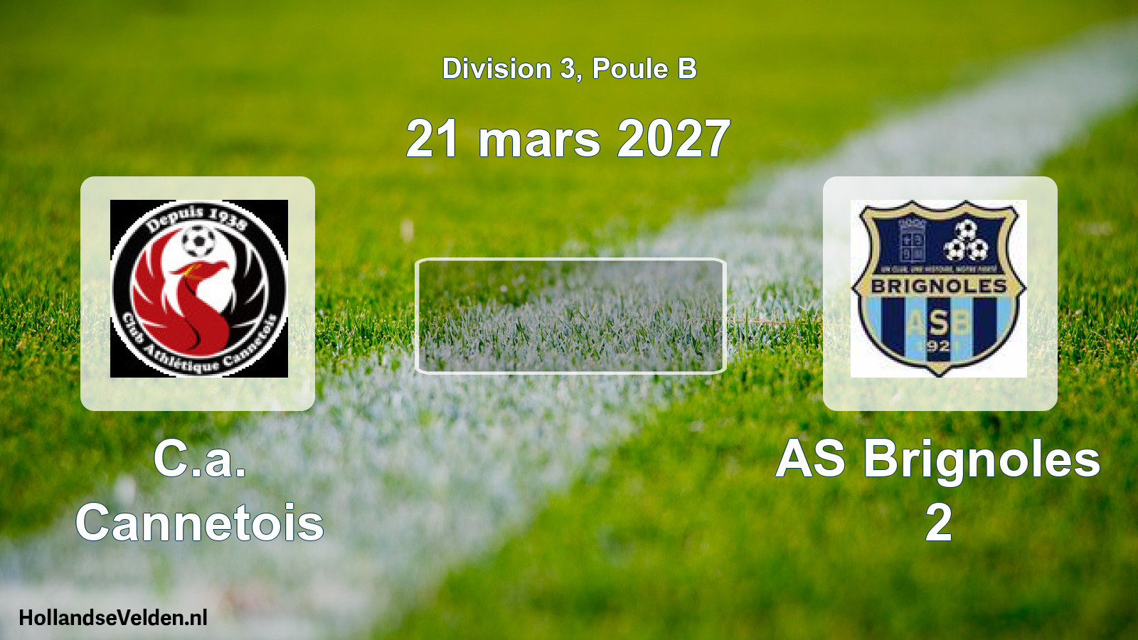 Match programmé: C.a. Cannetois - AS Brignoles 2 (21 mars 2027)