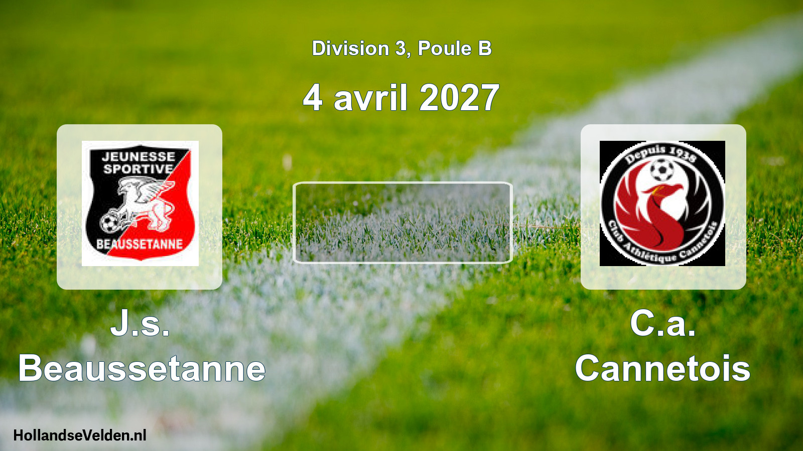 Match programmé: J.s. Beaussetanne - C.a. Cannetois (4 avril 2027)