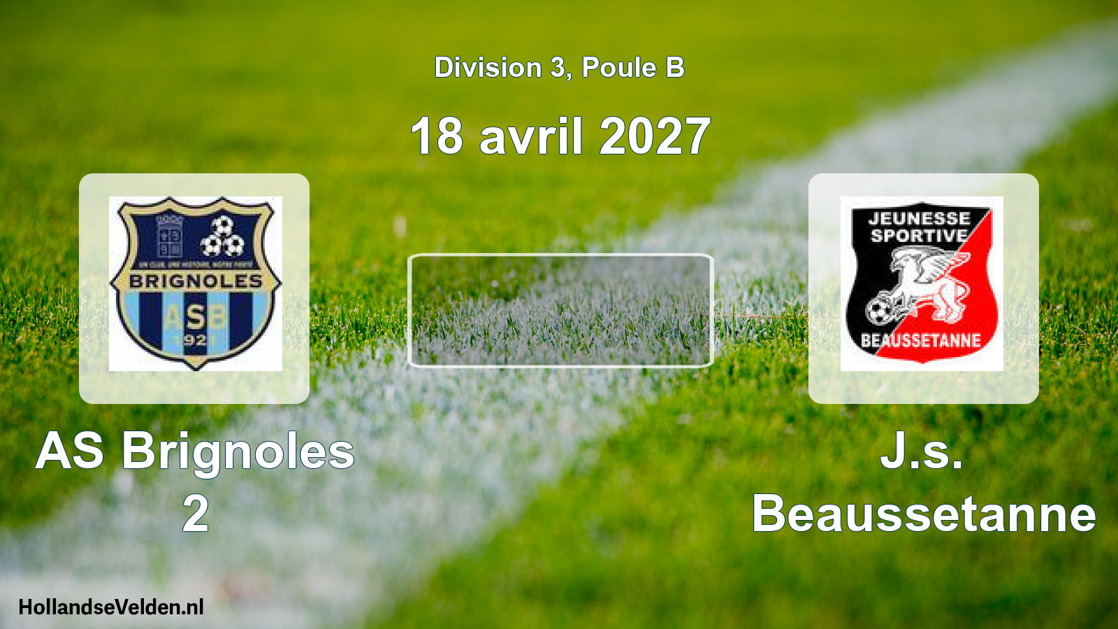 Match programmé: AS Brignoles 2 - J.s. Beaussetanne (18 avril 2027)