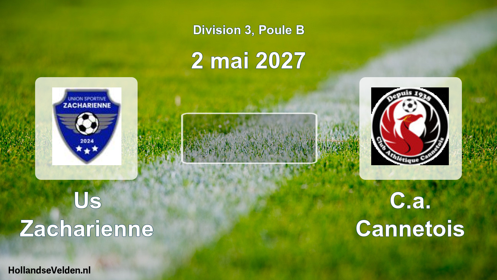 Geplande wedstrijd: Us Zacharienne - C.a. Cannetois (2 mei 2027)