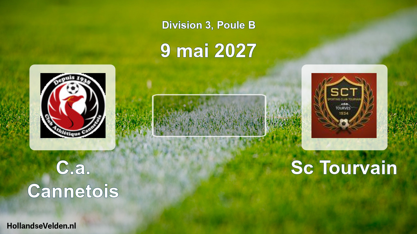 Match programmé: C.a. Cannetois - Sc Tourvain (9 mai 2027)
