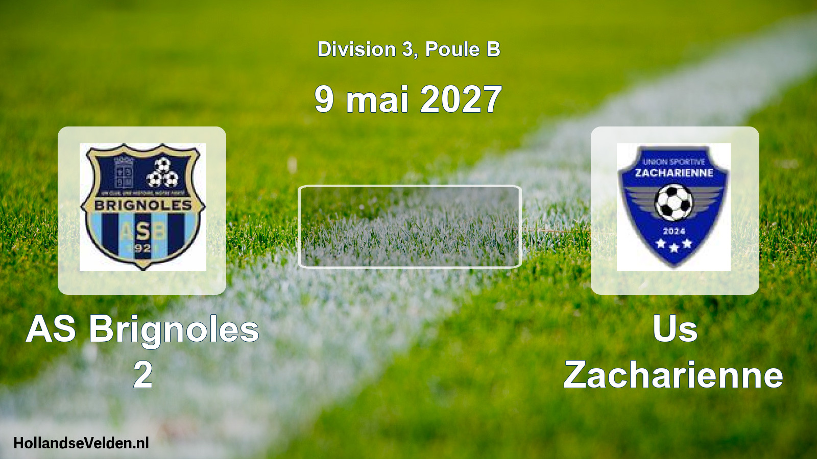 Match programmé: AS Brignoles 2 - Us Zacharienne (9 mai 2027)