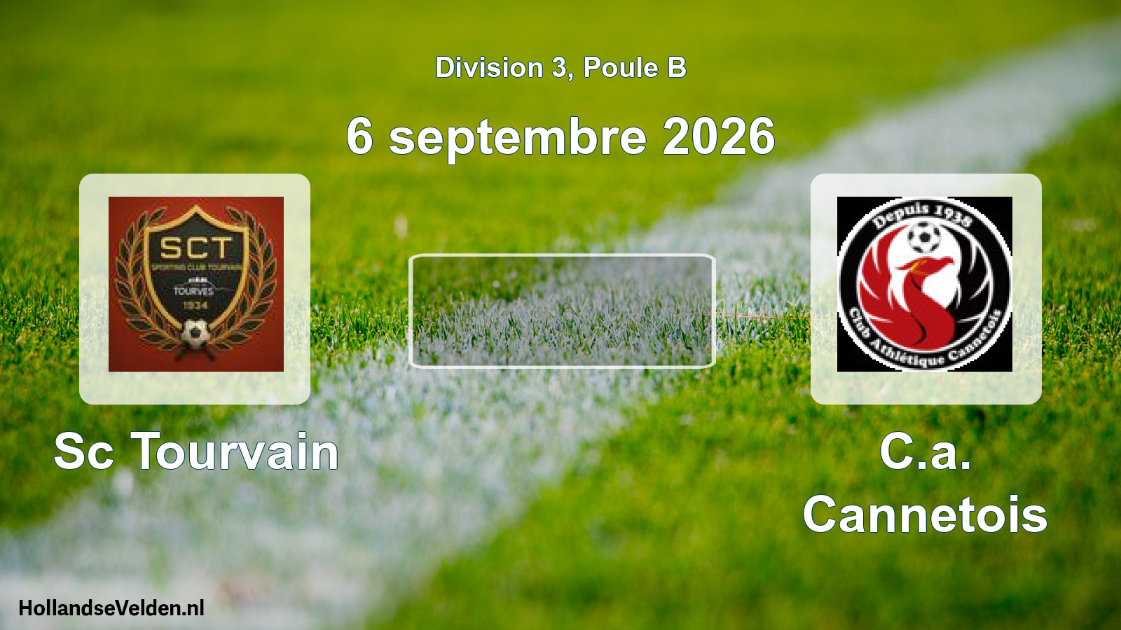 Match programmé: Sc Tourvain - C.a. Cannetois (6 septembre 2026)