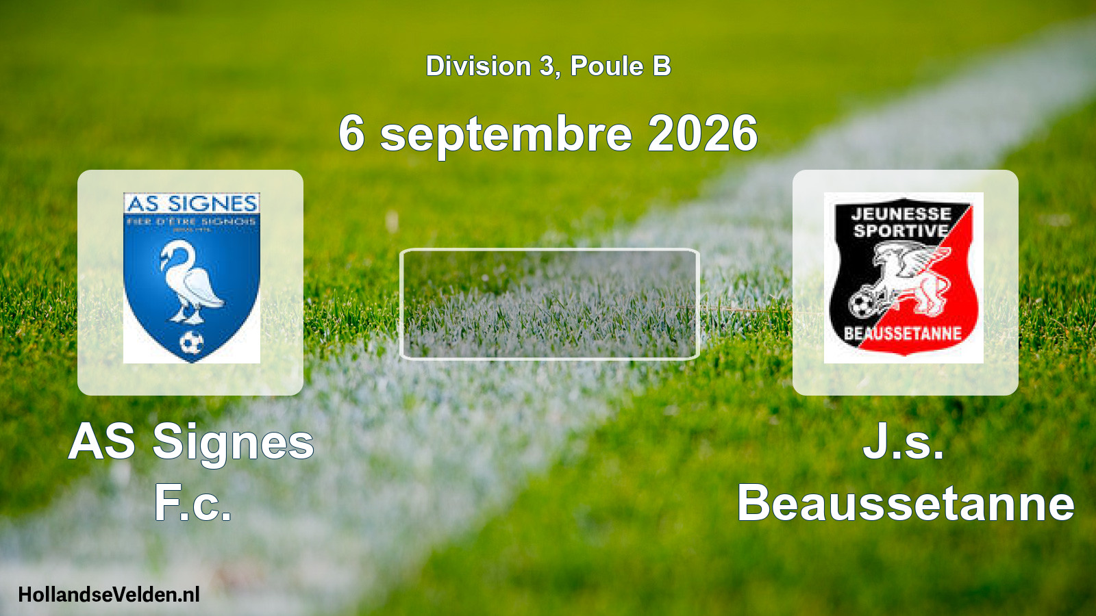 Scheduled Match: AS Signes F.c. - J.s. Beaussetanne (6 September 2026)