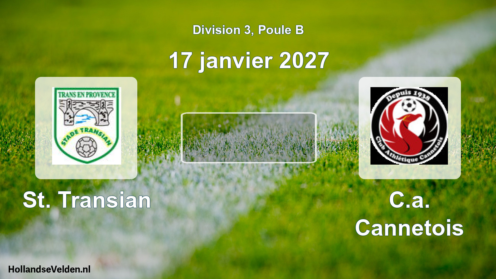 Scheduled Match: St. Transian - C.a. Cannetois (17 January 2027)