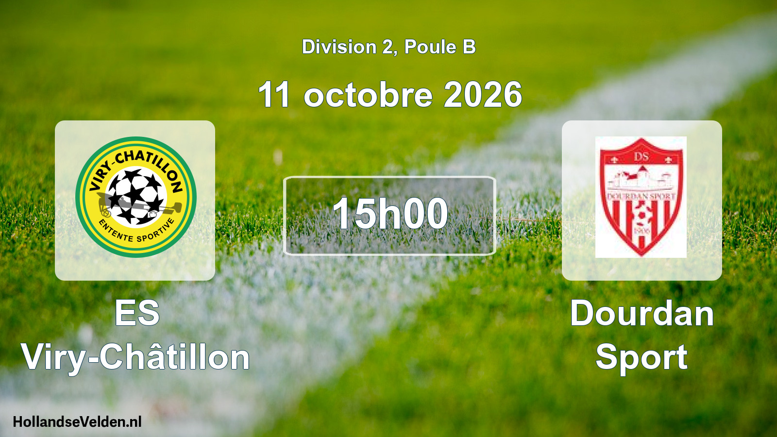 Scheduled Match: ES Viry-Châtillon - Dourdan Sport (11 October 2026)