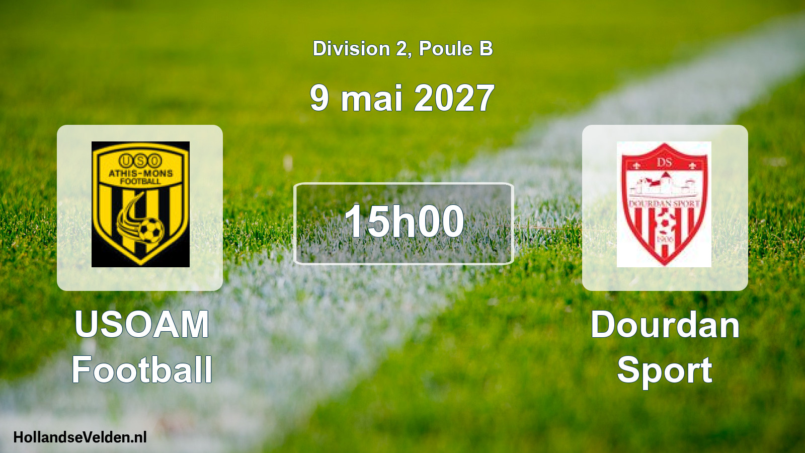 Match programmé: USOAM Football - Dourdan Sport (9 mai 2027)