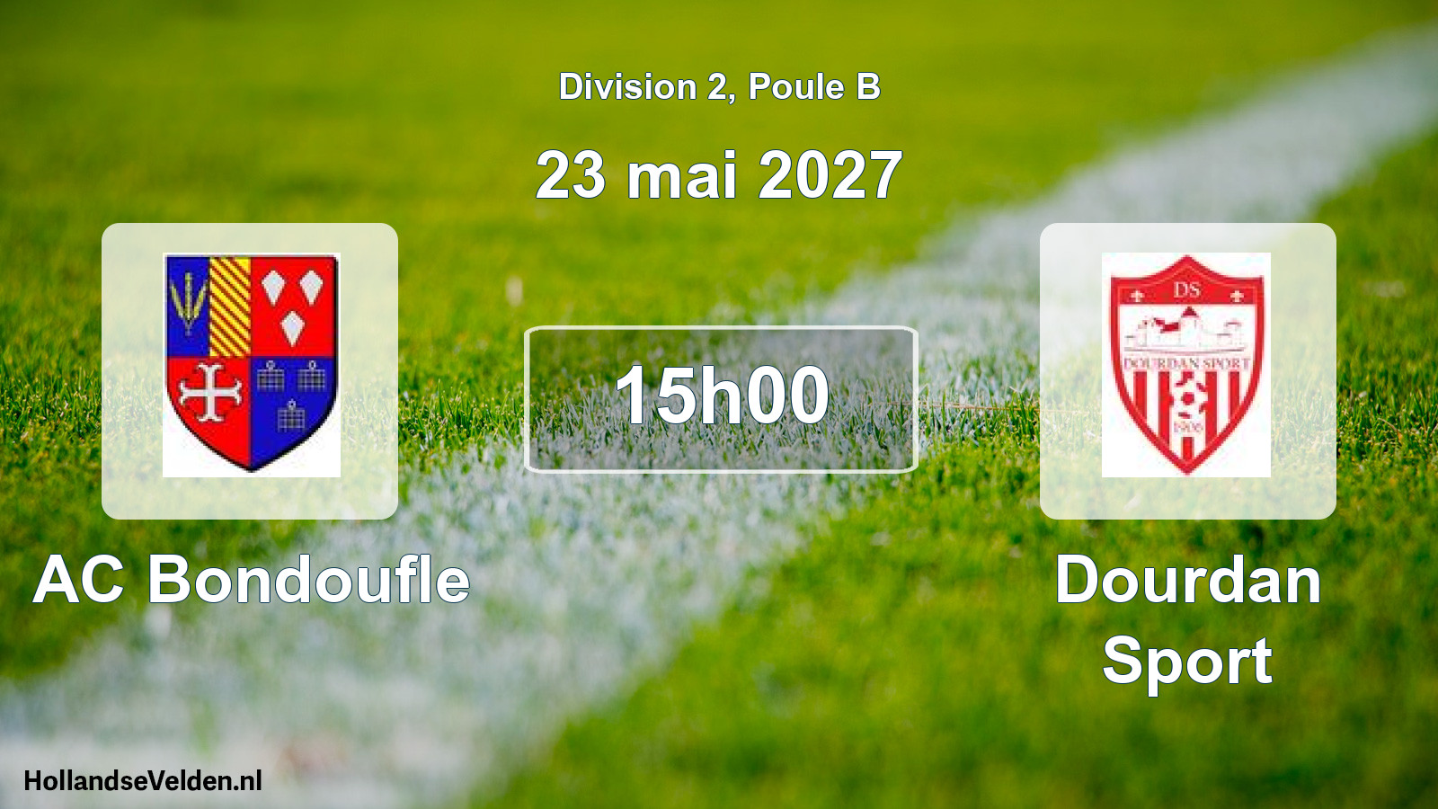 Scheduled Match: AC Bondoufle - Dourdan Sport (23 May 2027)