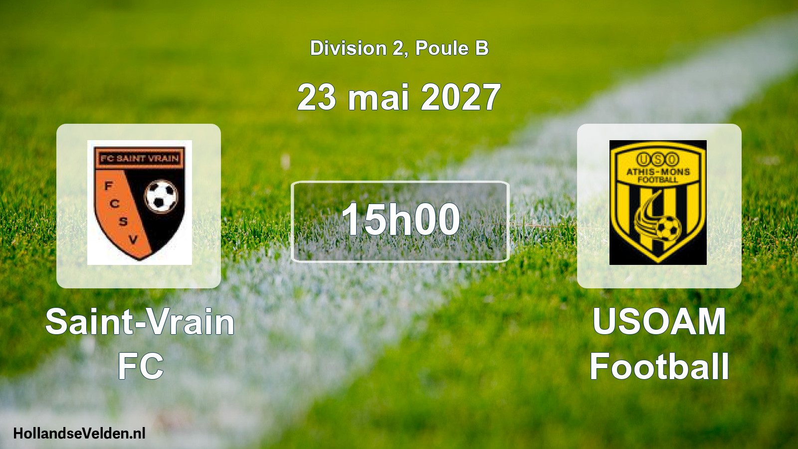 Scheduled Match: Saint-Vrain FC - USOAM Football (23 May 2027)