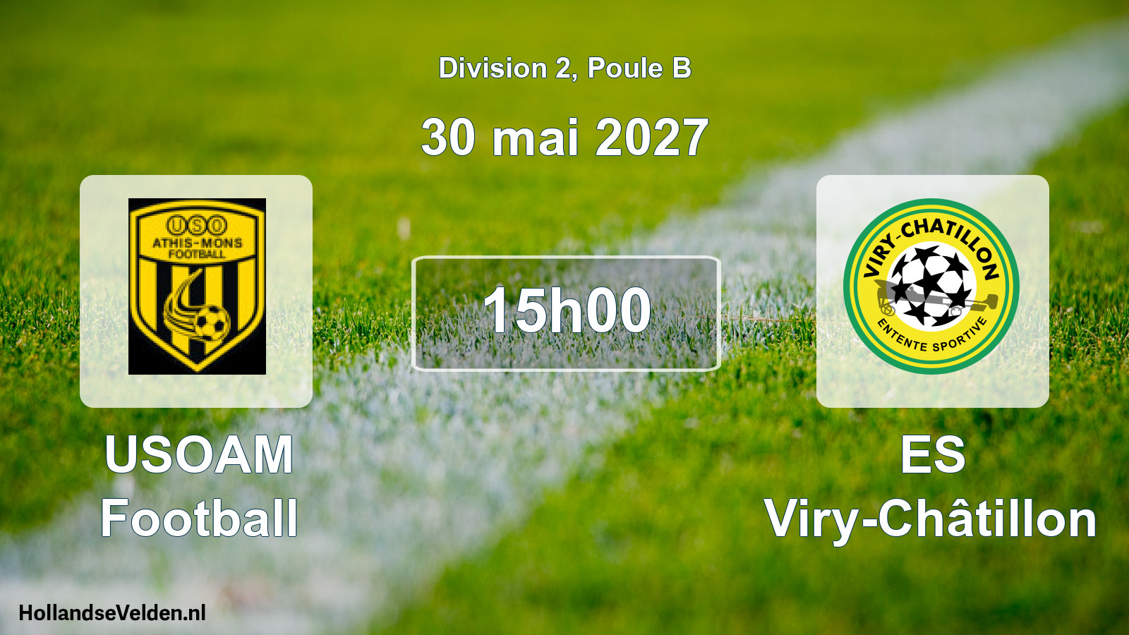 Scheduled Match: USOAM Football - ES Viry-Châtillon (30 May 2027)