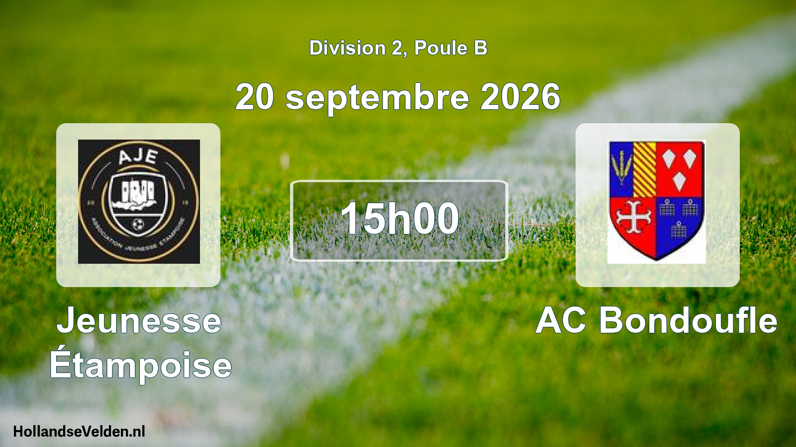 Scheduled Match: Jeunesse Étampoise - AC Bondoufle (20 September 2026)