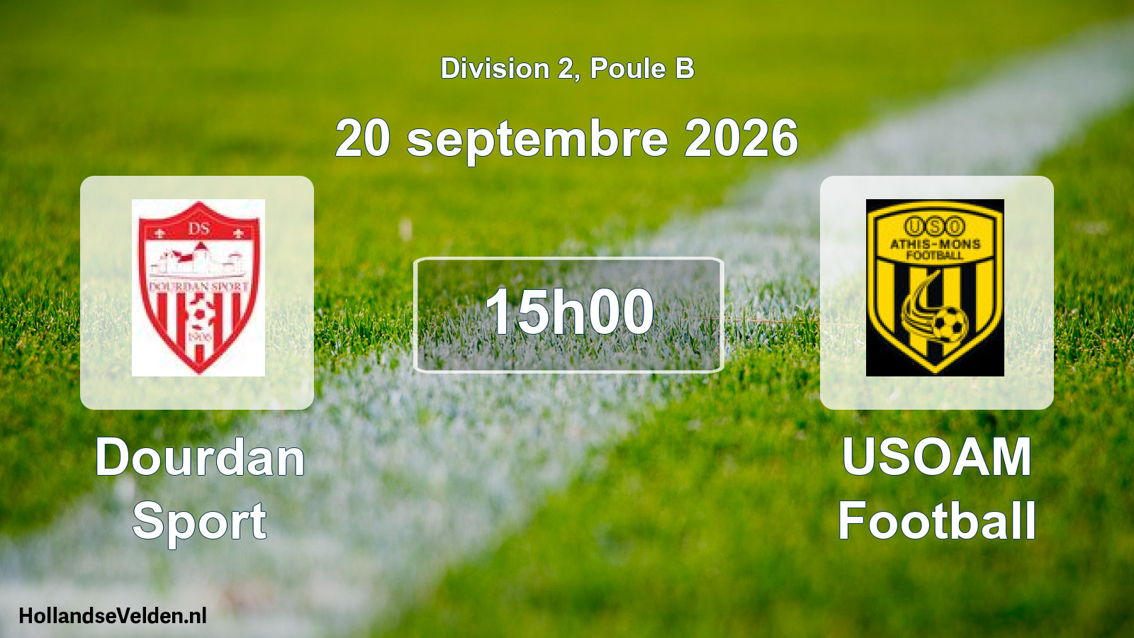 Scheduled Match: Dourdan Sport - USOAM Football (20 September 2026)