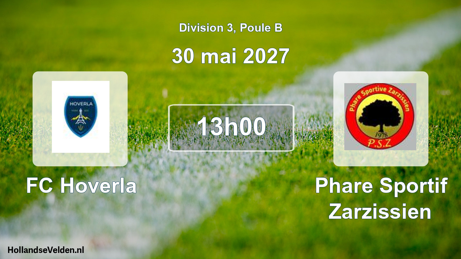 Scheduled Match: FC Hoverla - Phare Sportif Zarzissien (30 May 2027)