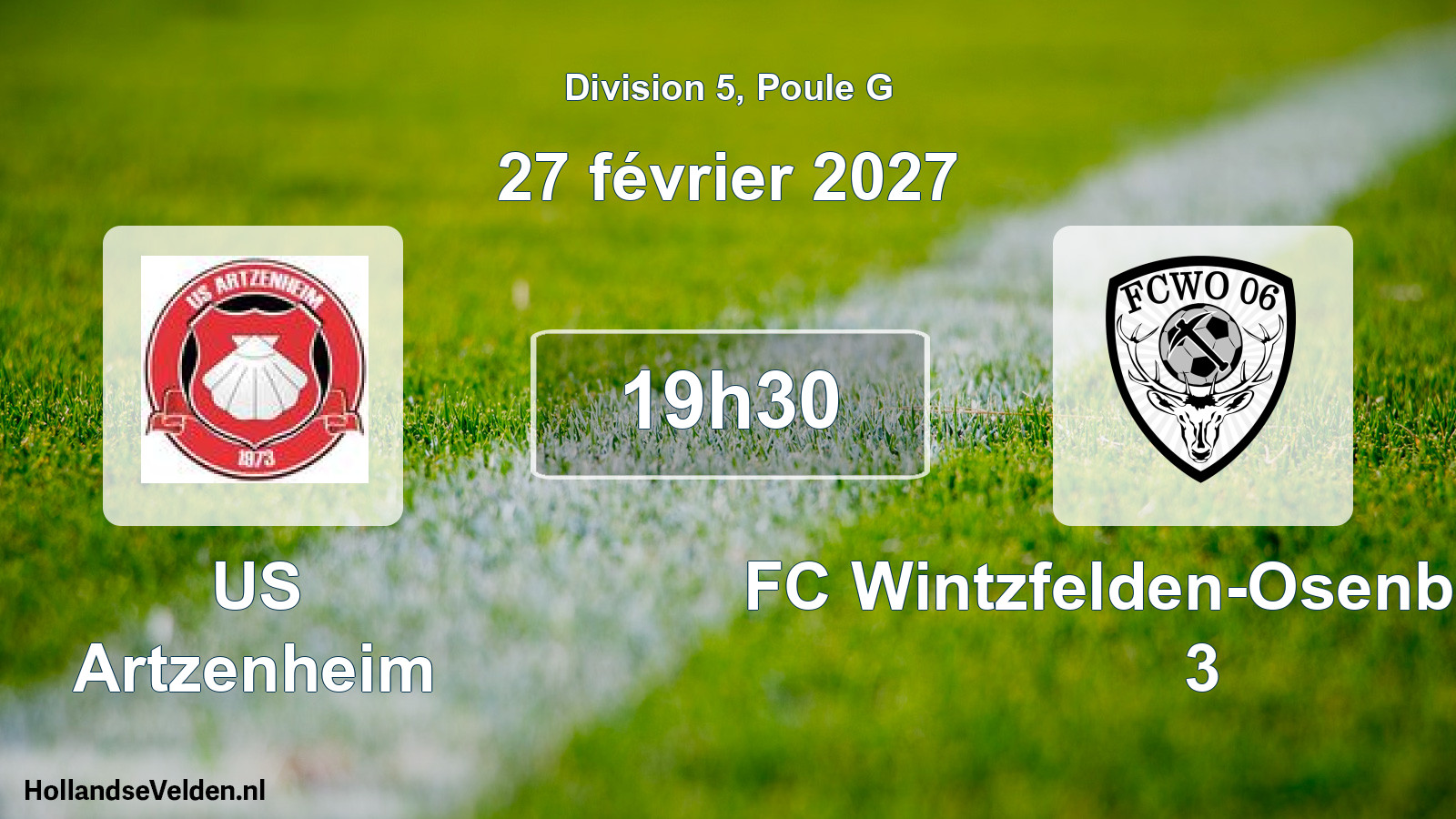 Scheduled Match: US Artzenheim - FC Wintzfelden-Osenbach 06 3 (27 February 2027)