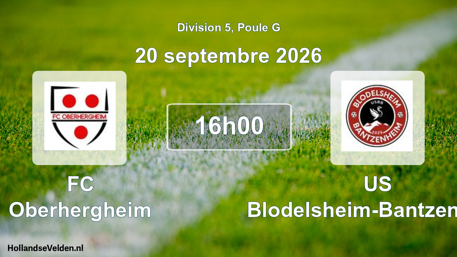 Scheduled Match: FC Oberhergheim - US Blodelsheim-Bantzenheim (20 September 2026)