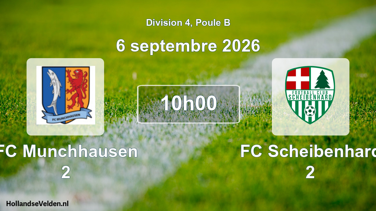 Scheduled Match: FC Munchhausen 2 - FC Scheibenhard 2 (6 September 2026)