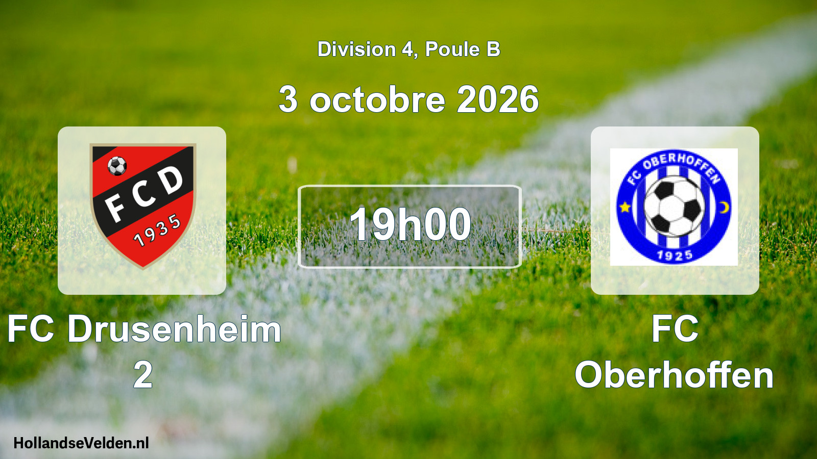 Scheduled Match: FC Drusenheim 2 - FC Oberhoffen (3 October 2026)