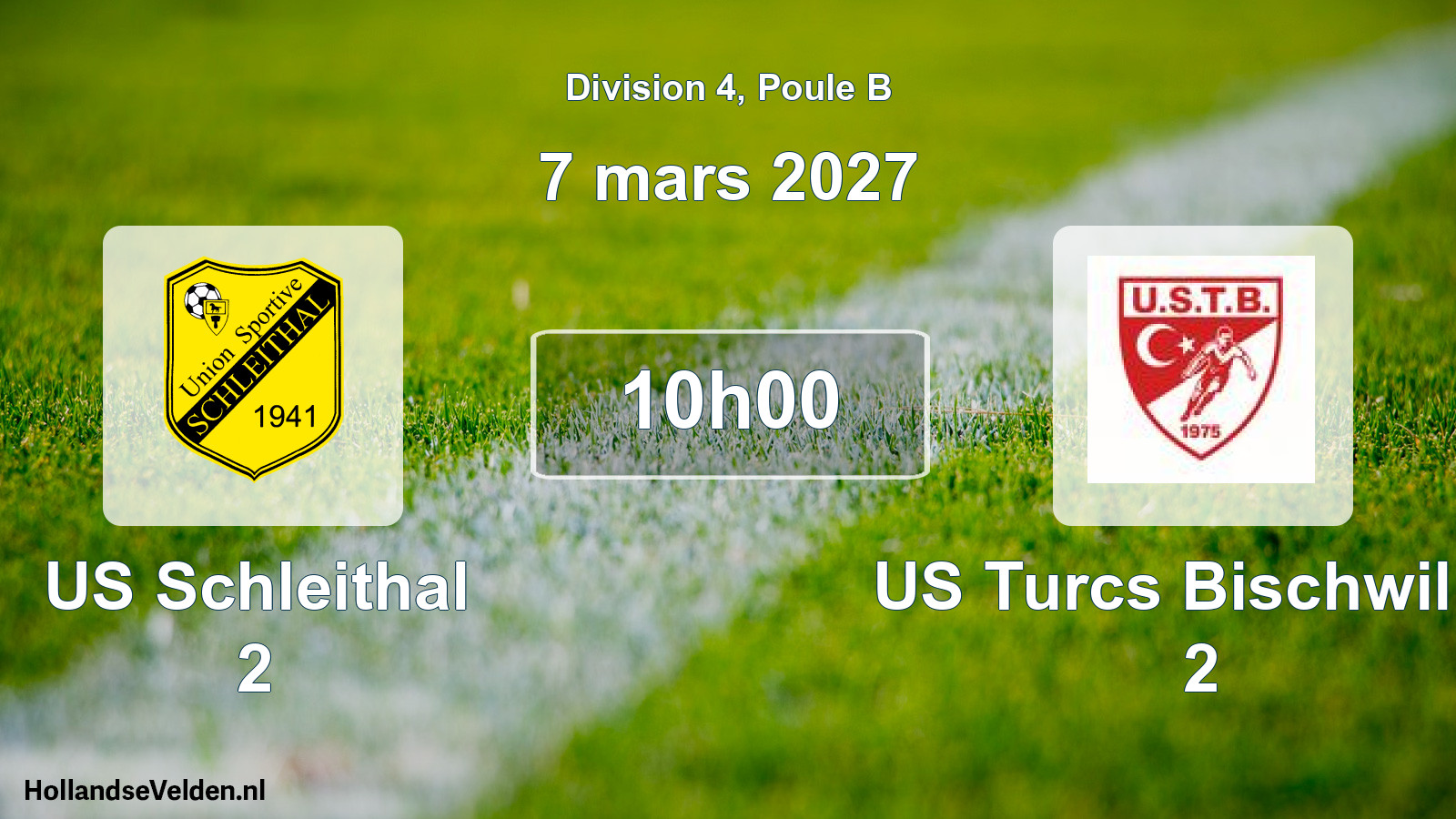 Scheduled Match: US Schleithal 2 - US Turcs Bischwiller 2 (7 March 2027)