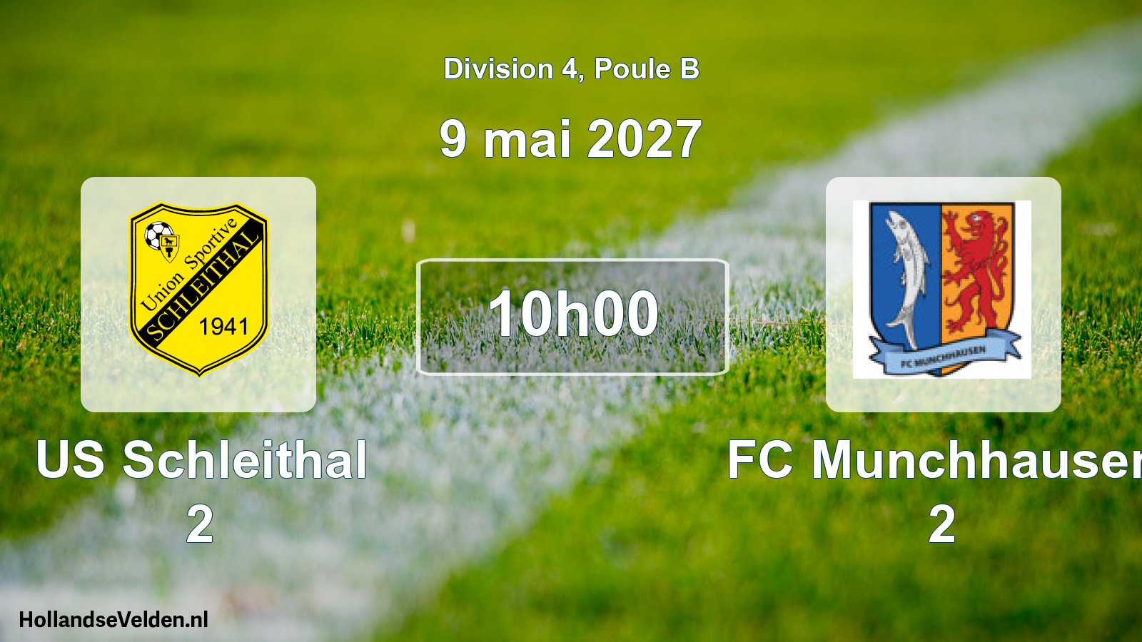 Match programmé: US Schleithal 2 - FC Munchhausen 2 (9 mai 2027)